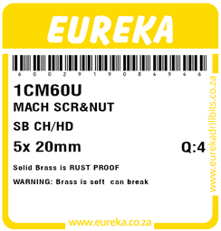 1CM60 - Machine Screw S/B -1CM60_Label_T